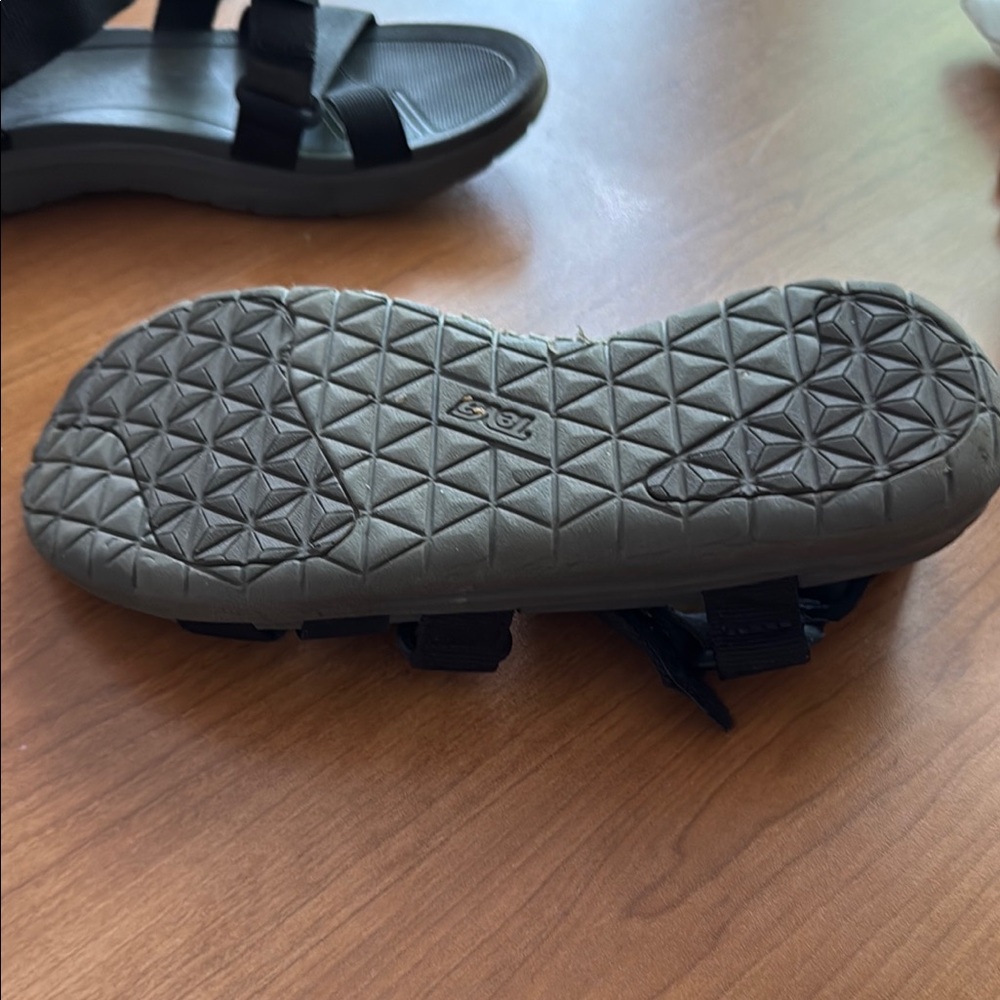TEVA Black Strappy Sandals - Picture 4 of 5